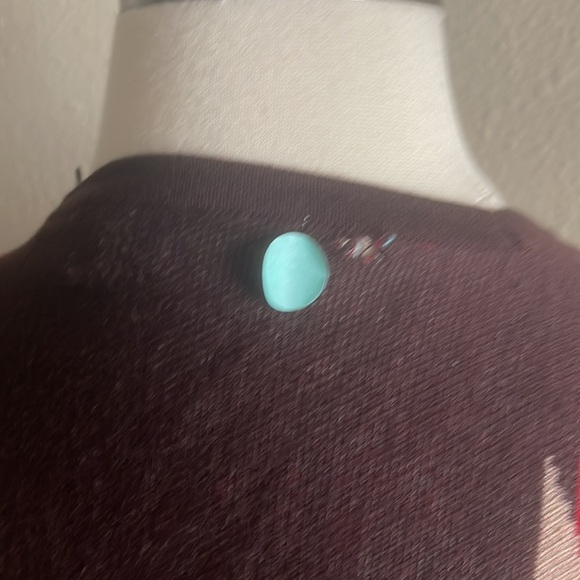 RANCHO ESTANCIA Western Aztec print Shawl poncho OS - Picture 10 of 11